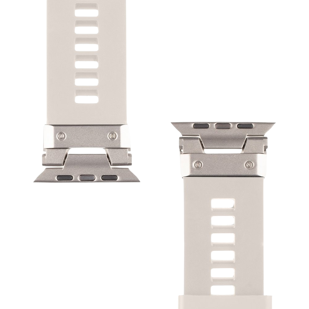 Tactical Tough Band pro Apple Watch Ultra Light Grey/Silver