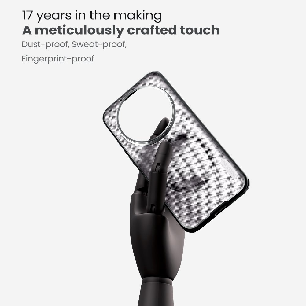 Zadní kryt Nillkin Super Frosted PRO Magnetic pro Xiaomi 17 Ultra, transparentní černá (obrázek 3)