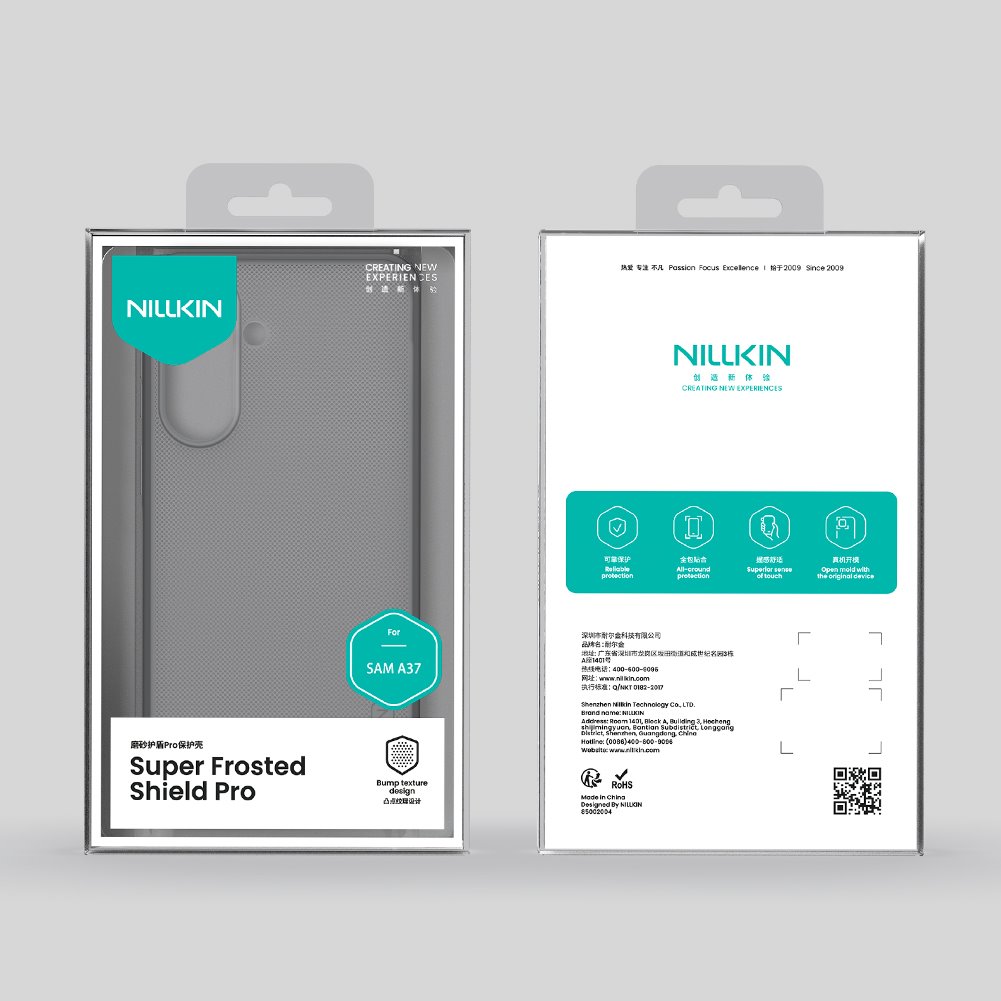 Nillkin Super Frosted PRO Zadní Kryt pro Samsung Galaxy A37 Transparent Black
