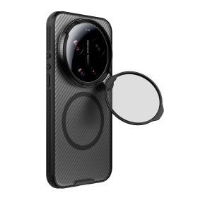 Zadní kryt Nillkin CamShield Prop Magnetic (Transparent Lens) pro Xiaomi 17 Ultra, transparentní černá