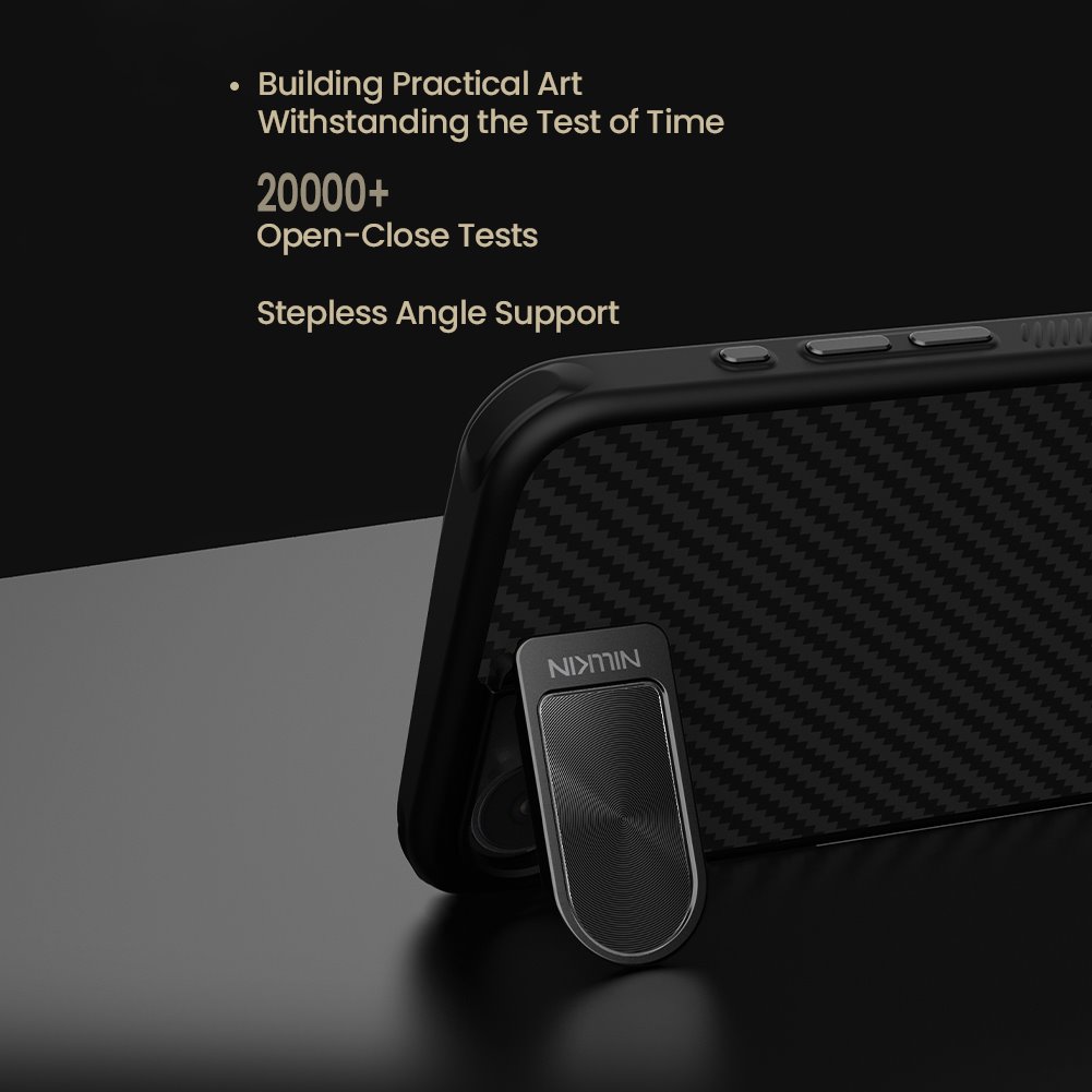 Nillkin CarboProp Aramid Magnetic Zadní Kryt pro Apple iPhone 17e/16e Black