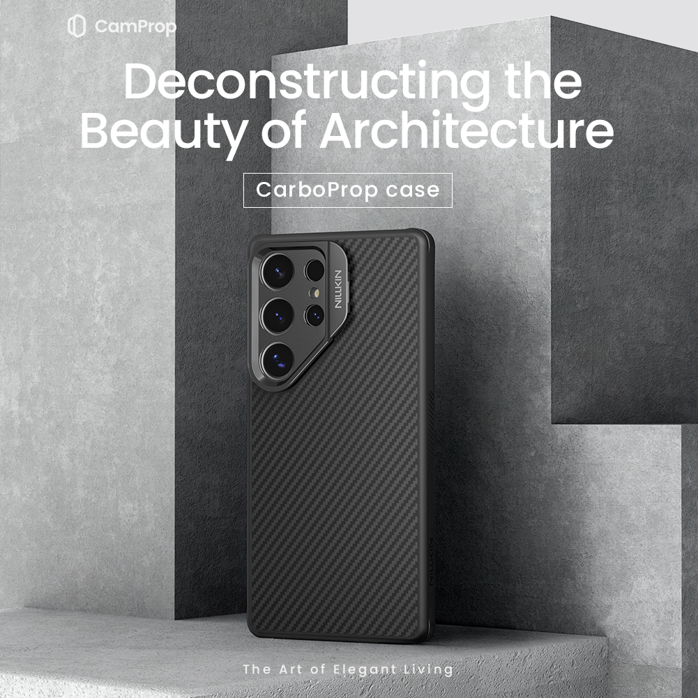 Nillkin CarboProp Aramid Magnetic Zadní Kryt pro Samsung Galaxy S25 Ultra Black