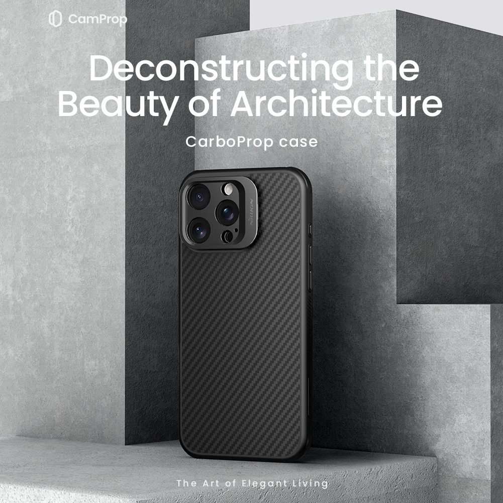 Nillkin CarboProp Aramid Magnetic Zadní Kryt pro Apple iPhone 16 Pro Max Black