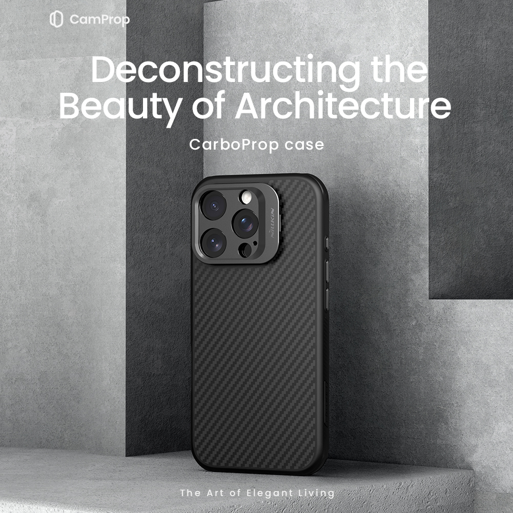 Nillkin CarboProp Aramid Magnetic Zadní Kryt pro Apple iPhone 16 Pro Black