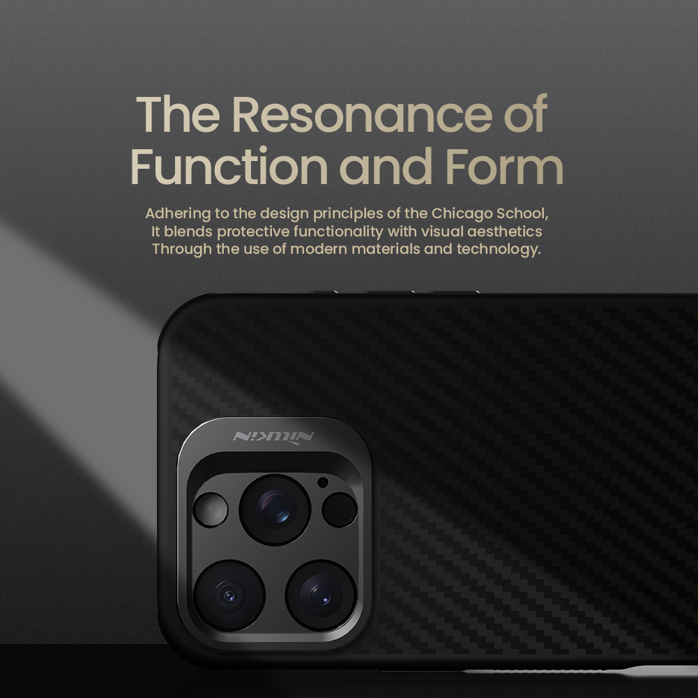 Nillkin CarboProp Aramid Magnetic Zadní Kryt pro Apple iPhone 16 Pro Black