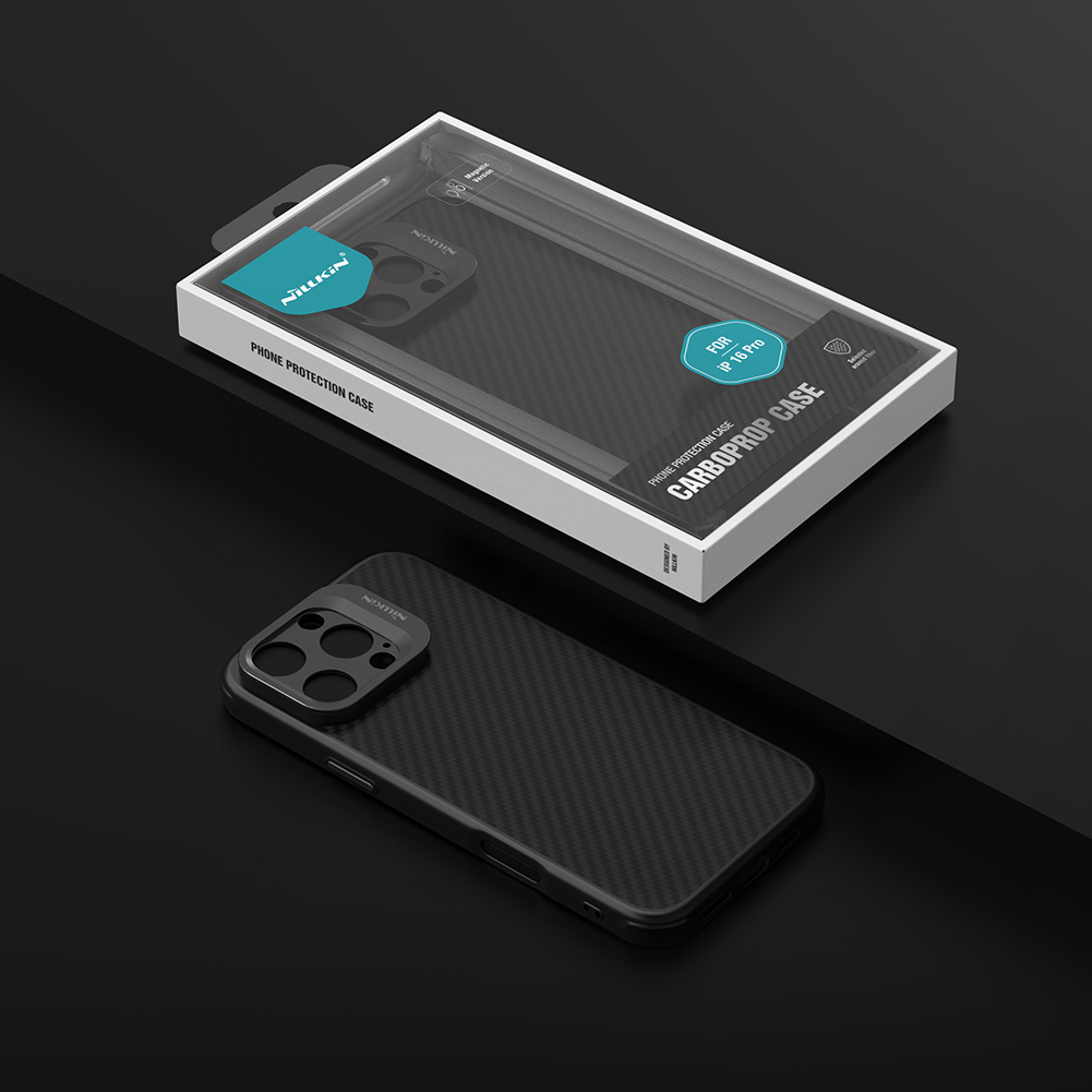 Nillkin CarboProp Aramid Magnetic Zadní Kryt pro Apple iPhone 16 Pro Black