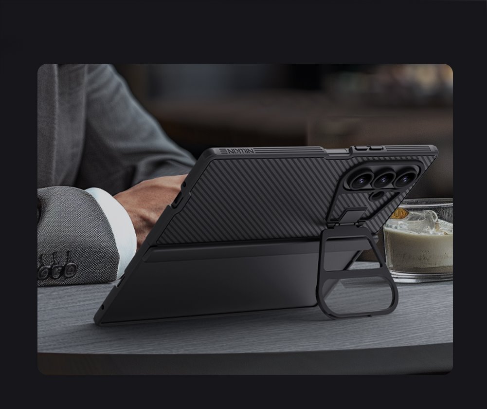 Nillkin CamShield Prop (Transparent Lens) Zadní Kryt pro Samsung Galaxy Z Fold 7 Black