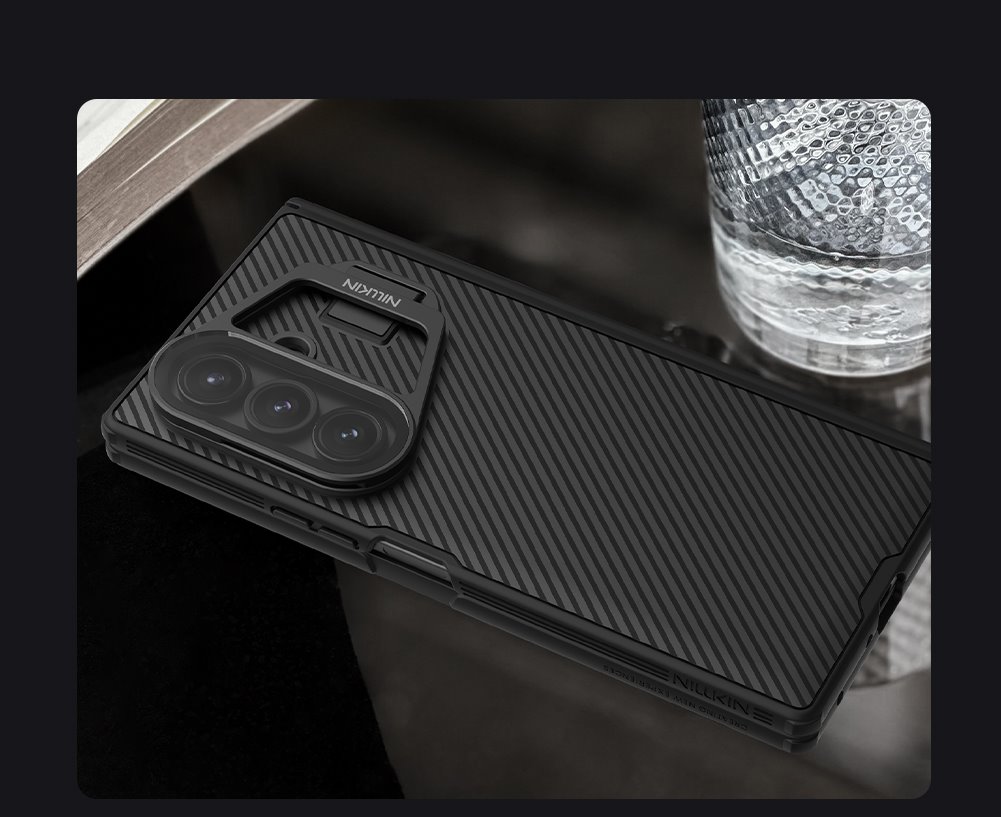 Nillkin CamShield Prop (Transparent Lens) Zadní Kryt pro Samsung Galaxy Z Fold 7 Black