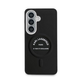 Zadní kryt Karl Lagerfeld PU RSG Logo Magnetic pro Samsung Galaxy S26, černá