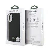 Lacoste PVC Iconic Petit Pique Metal Logo MagSafe Zadní Kryt pro iPhone 17 Black