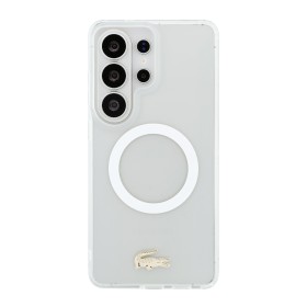 Zadní kryt Lacoste PC/TPU Frosted Finish Gold Logo Magnetic pro Samsung Galaxy S26 Ultra, bílá