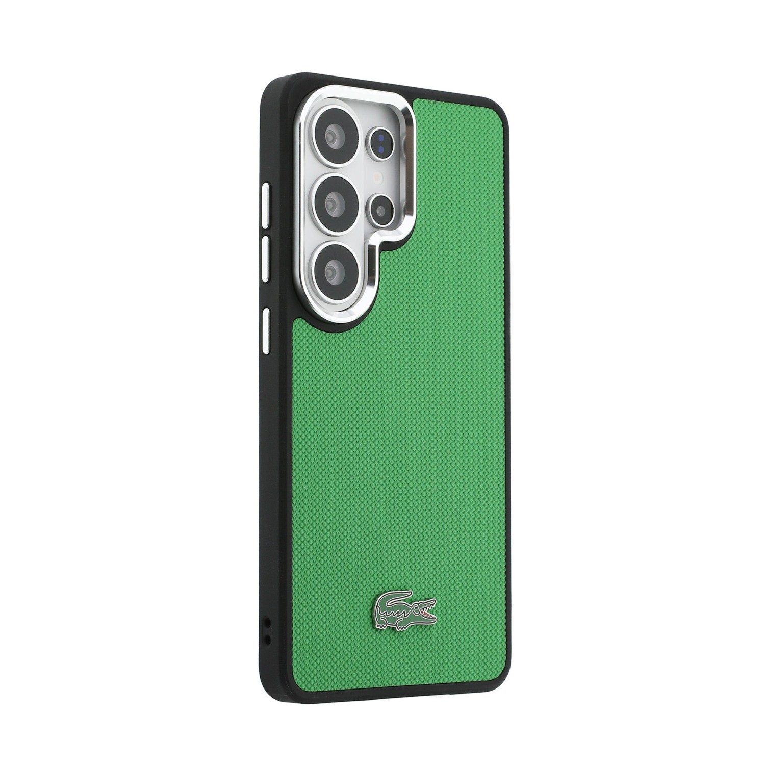 Lacoste Petit Pique Metal Logo Magnetic Zadní Kryt pro Samsung Galaxy S26 Ultra Estragon Green