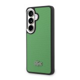 Lacoste Petit Pique Metal Logo Magnetic Zadní Kryt pro Samsung Galaxy S26+ Estragon Green