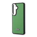 Lacoste Petit Pique Metal Logo Magnetic Zadní Kryt pro Samsung Galaxy S26+ Estragon Green