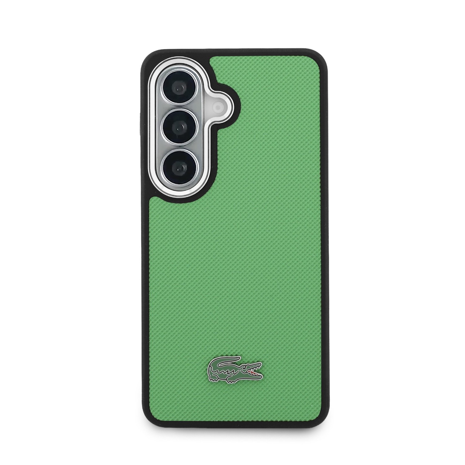 Lacoste Petit Pique Metal Logo Magnetic Zadní Kryt pro Samsung Galaxy S26+ Estragon Green