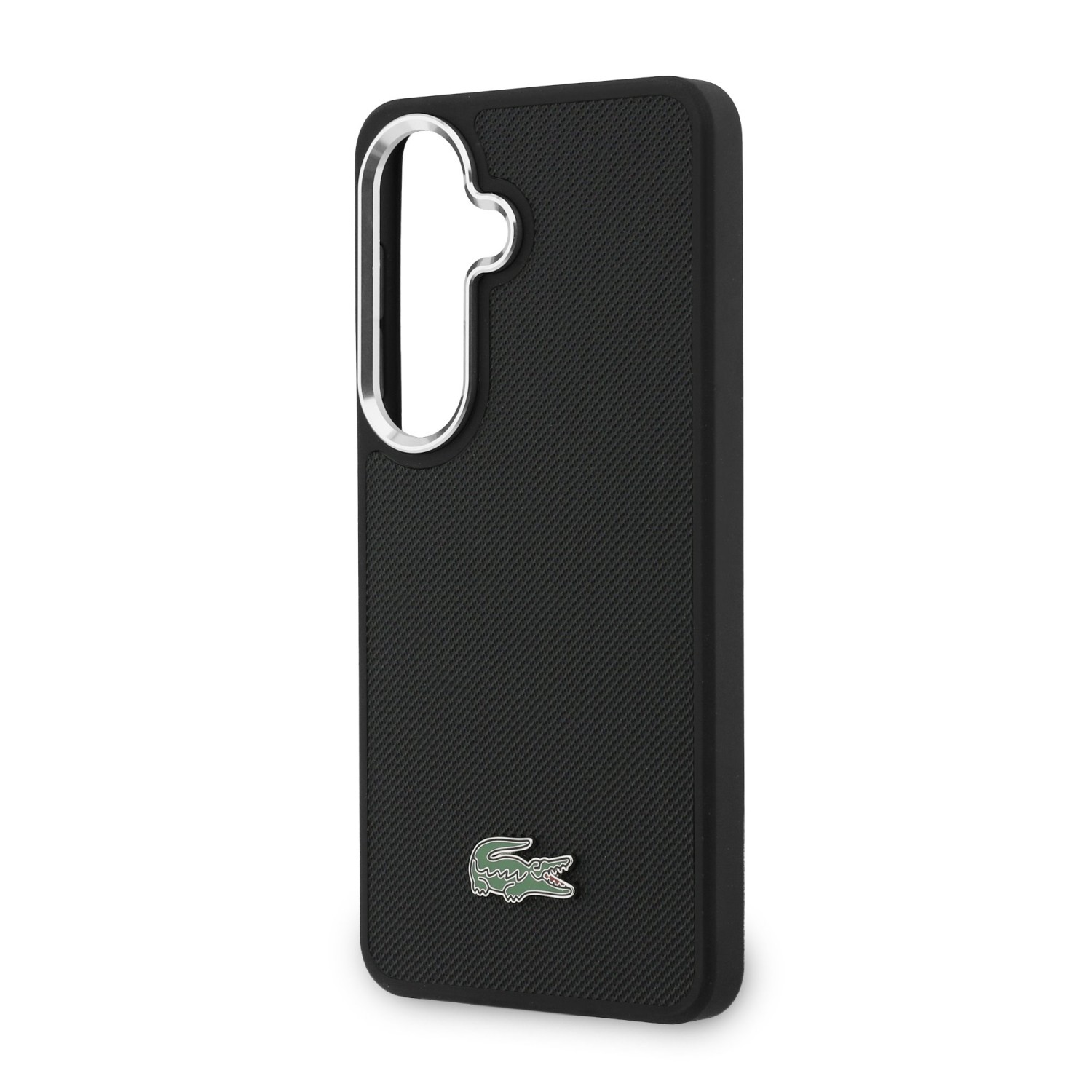 Lacoste Petit Pique Metal Logo Magnetic Zadní Kryt pro Samsung Galaxy S26+ Black