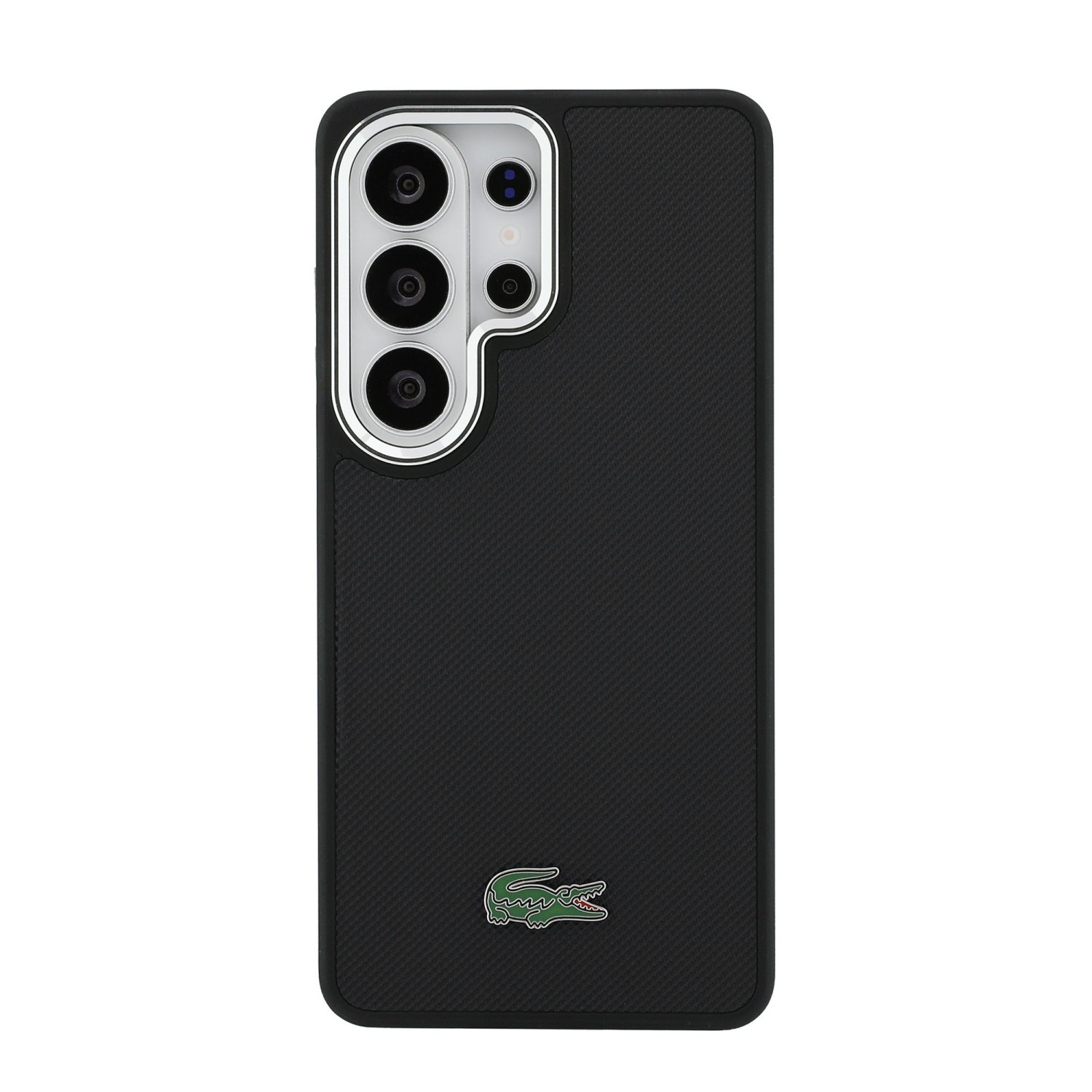 Lacoste Petit Pique Metal Logo Magnetic Zadní Kryt pro Samsung Galaxy S26 Ultra Black