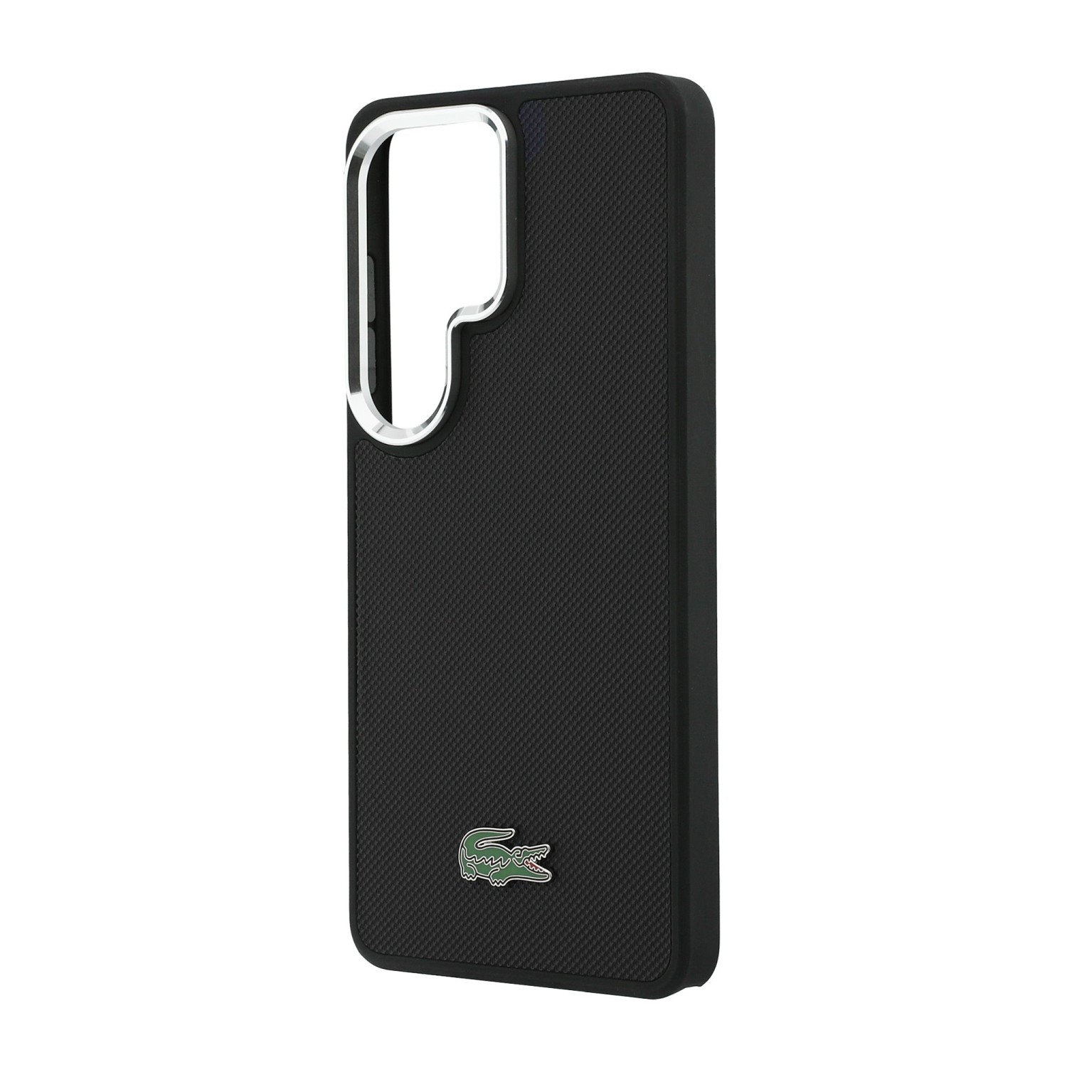 Lacoste Petit Pique Metal Logo Magnetic Zadní Kryt pro Samsung Galaxy S26 Ultra Black