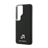 Karl Lagerfeld Grained PU Leather K&CH Heads Magnetic Zadní Kryt pro Samsung Galaxy S26 Ultra Black