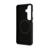 Karl Lagerfeld Grained PU Leather K&CH Heads Magnetic Zadní Kryt pro Samsung Galaxy S26+ Black