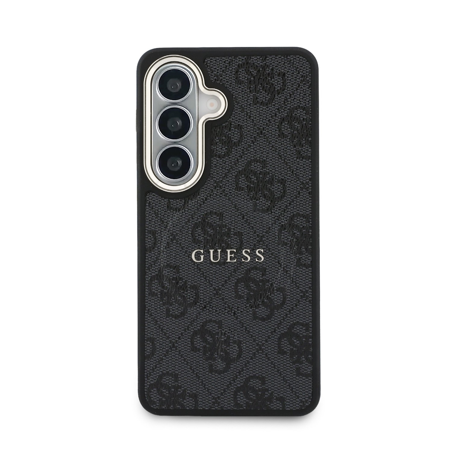 Guess PU Leather 4G Gold Frame Magnetic Zadní Kryt pro Samsung Galaxy S26+ Black