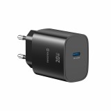 Swissten Síťový Adaptér Edge GaN 1x USB-C PD 20W černá