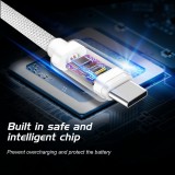 Datový Kabel Swissten Textile USB-C / USB-C 0.2 M stříbrná