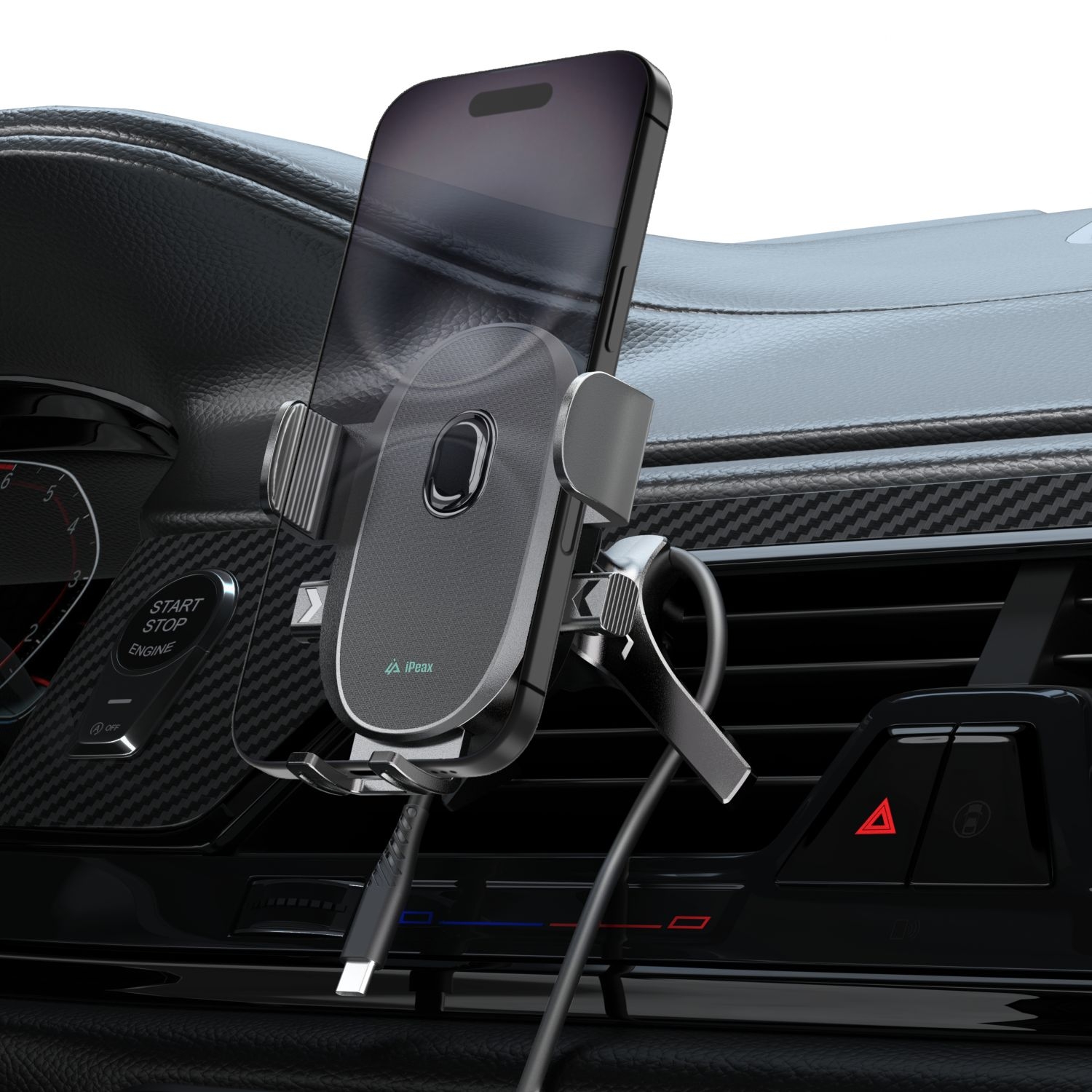 iPEAX držák do auta CLIP-2, černá