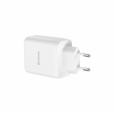 Swissten Síťový Adaptér GaN 1x USB-C 45W PD + 1x USB-A 18W QC bílá