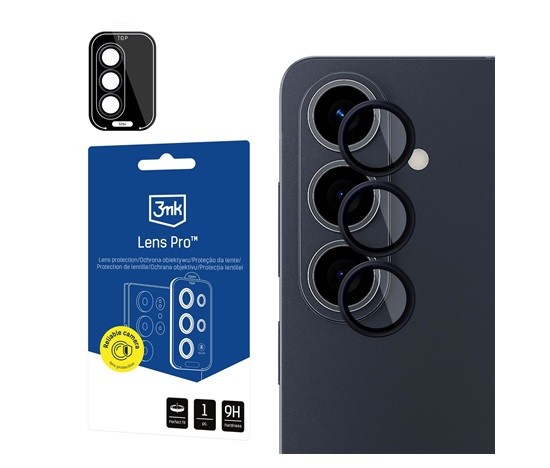 Ochrana kamery 3mk Lens Protection PRO pro Samsung Galaxy S26+, black
