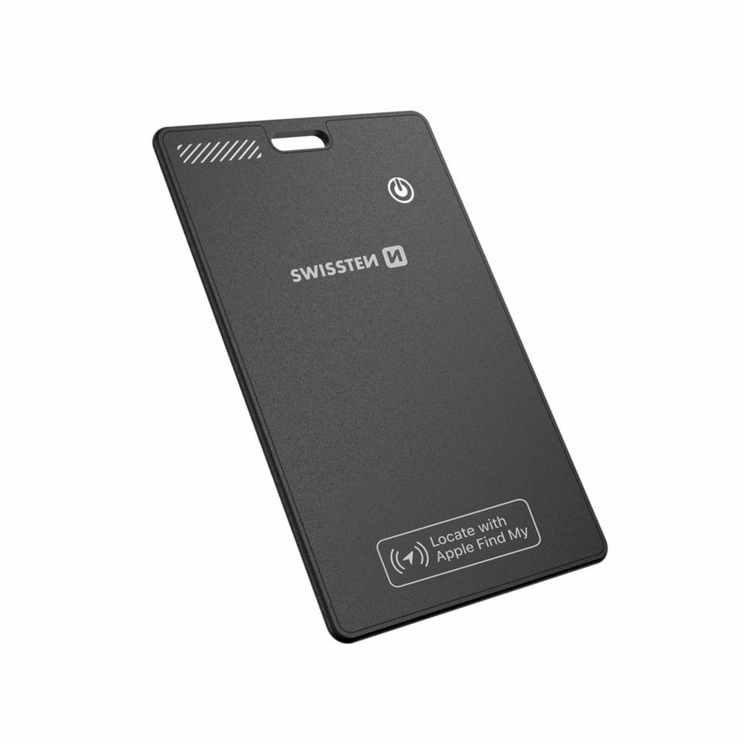 Swissten Find Card chytrý lokátor s funkcí Apple Find My černá