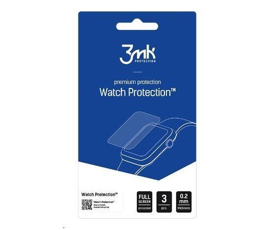 Ochranná fólie 3mk Watch Protection ARC pro Apple Watch 11 46mm (3ks)