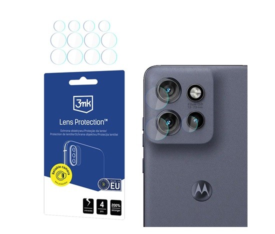 Ochrana kamery 3mk Lens Protection pro Motorola Moto G35 5G (4ks)