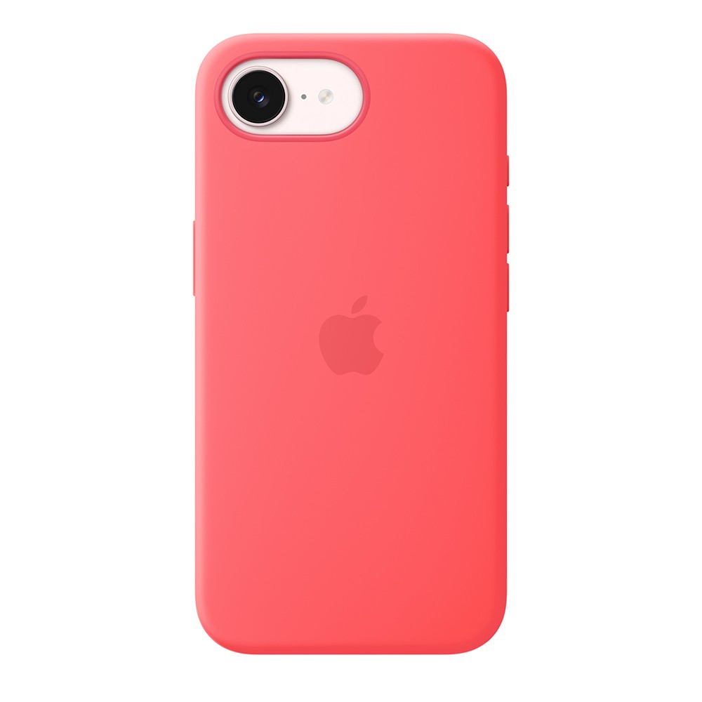 Pouzdro Silicone Case with MagSafe pro Apple iPhone 17e, bright guava