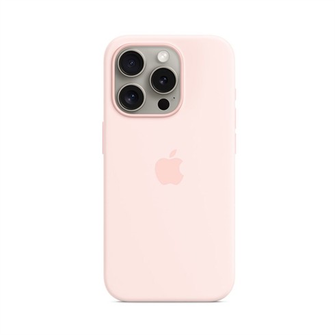 Pouzdro Silicone Case with MagSafe pro Apple iPhone 15 Pro, light pink