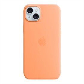 Pouzdro Silicone Case with MagSafe pro Apple iPhone 15 Plus, orange sorbet