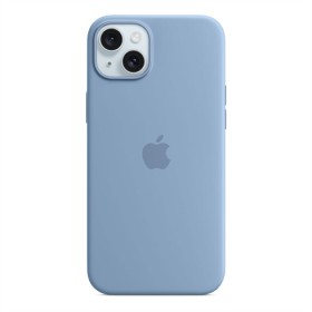 Pouzdro Silicone Case with MagSafe pro Apple iPhone 15 Plus, winter blue