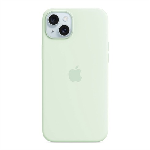 Pouzdro Silicone Case with MagSafe pro Apple iPhone 15 Plus, soft mint