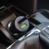 Swissten CL Adaptér USB-C PD + USB-A, 38W černá + kabel USB-C / USB-C 1m