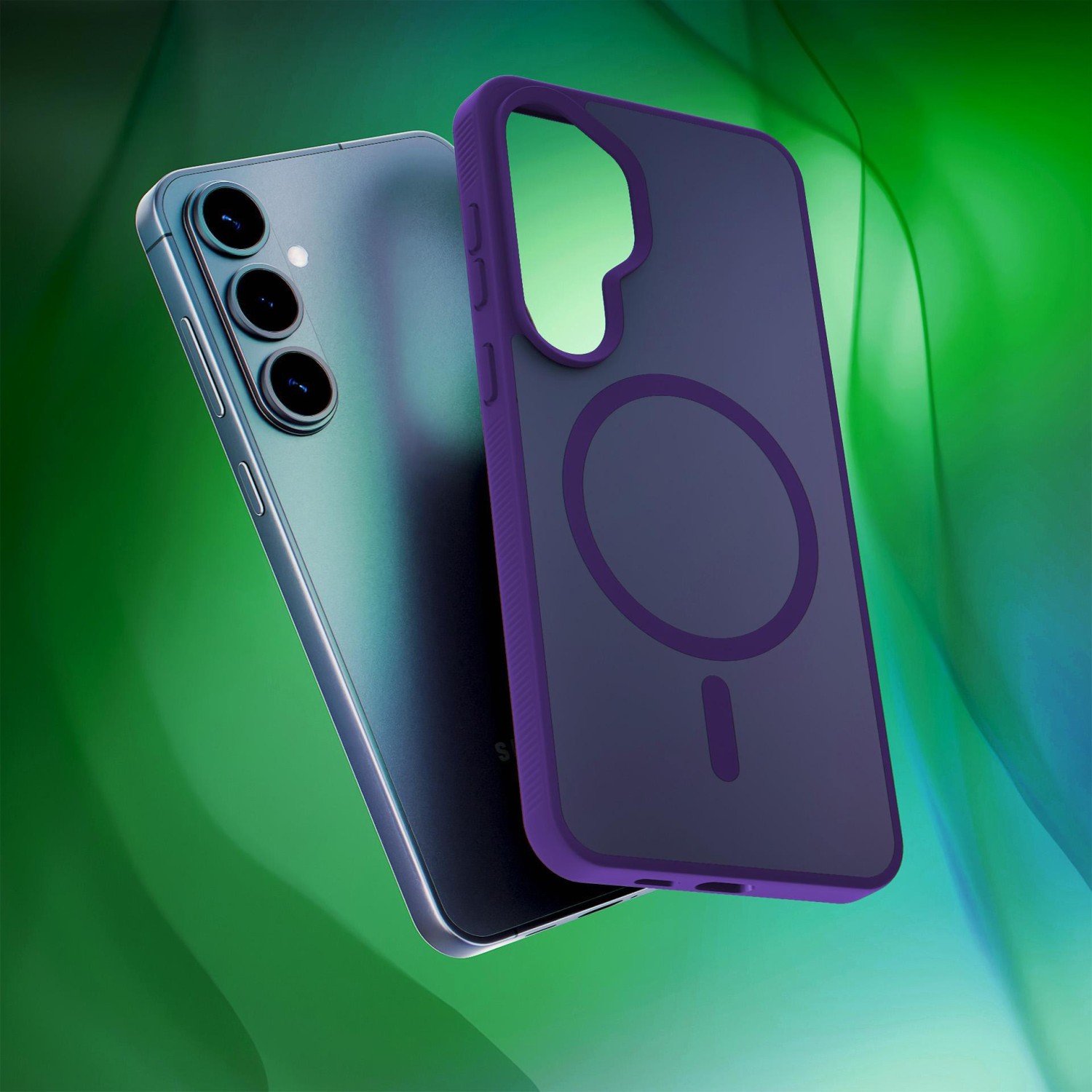 3mk ochranné pouzdro Smoke MagCase pro Samsung Galaxy S26+, fialová