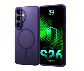 3mk ochranné pouzdro Smoke MagCase pro Samsung Galaxy S26+, fialová