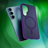 3mk ochranné pouzdro Smoke MagCase pro Samsung Galaxy S26, fialová