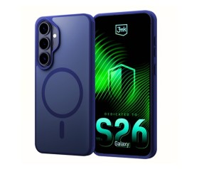 3mk ochranné pouzdro Smoke MagCase pro Samsung Galaxy S26+, modrá