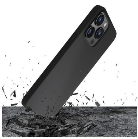 Ochranný kryt 3mk Silicone Case pro Apple iPhone 17 Pro, černá