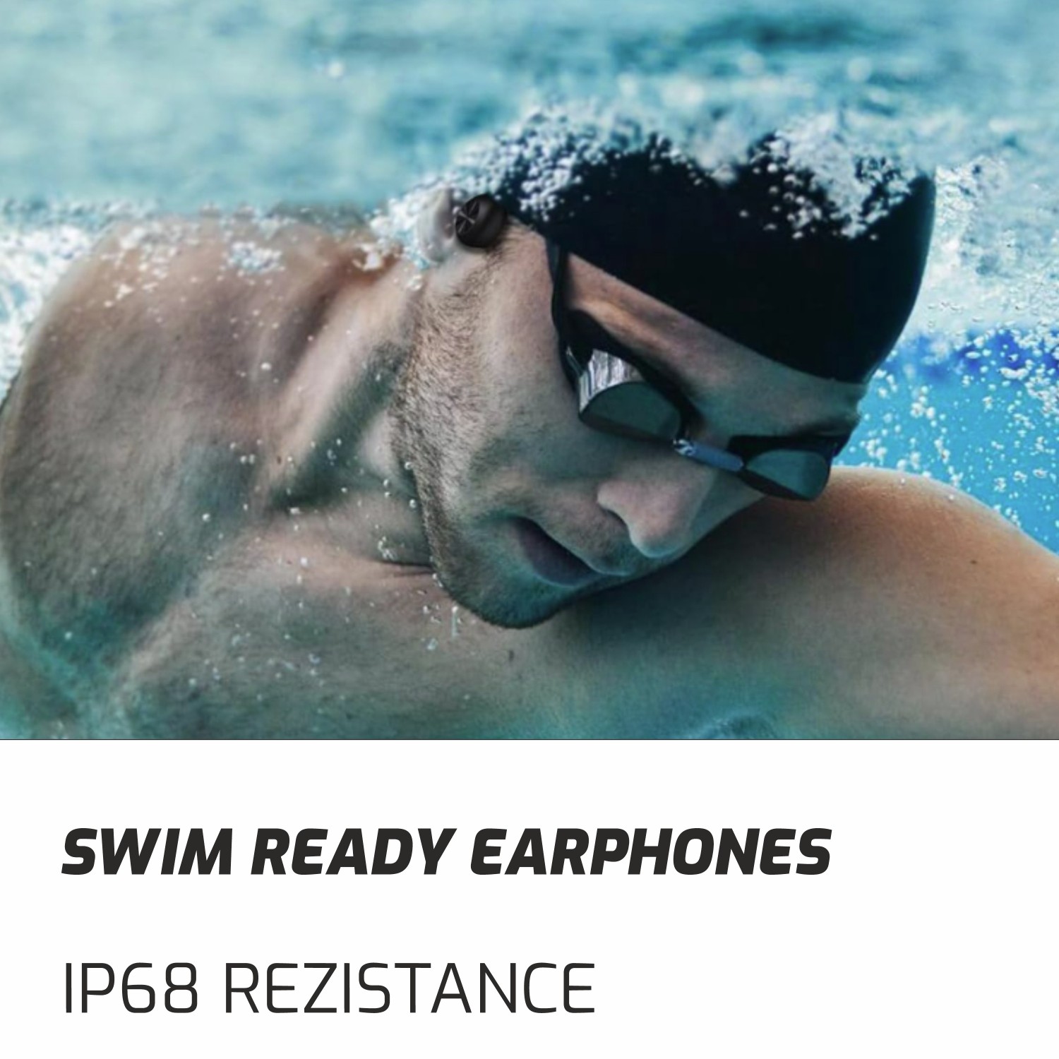 Swissten Bone Conduction sluchátka na plavání