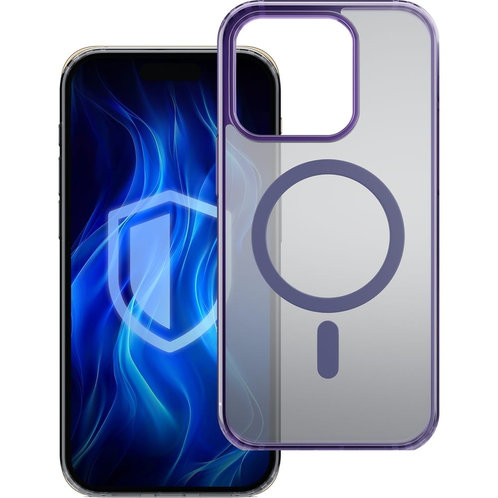 Ochranný kryt 3mk Frosty MagCase pro Apple iPhone Air, fialová