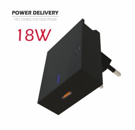 Swissten Síťový Adaptér Power Delivery 3.0 18W černá