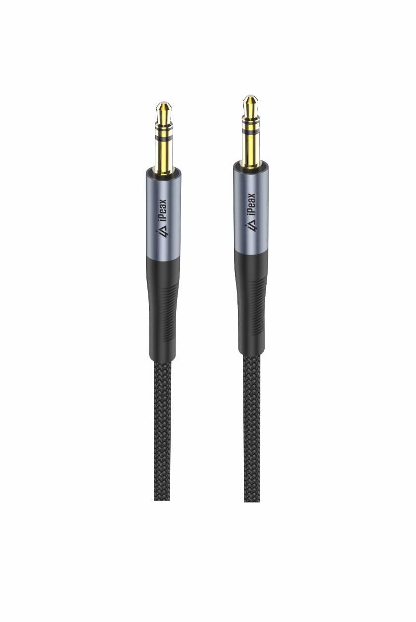 iPeax Adaptér 3,5 mm jack / 3,5 mm jack 1,5m černá