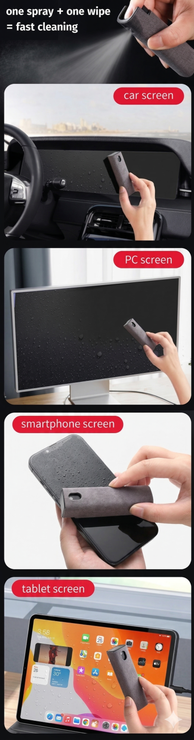 Swissten Čistič Displejů 2v1