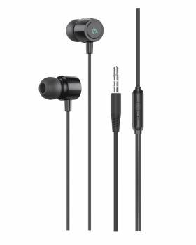 iPeax Drátová Sluchátka 3,5mm jack černá